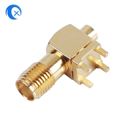 PCBの台紙直角SMAのメス コネクタCNCはハードウェアRF onnectorsのアンテナを機械で造る