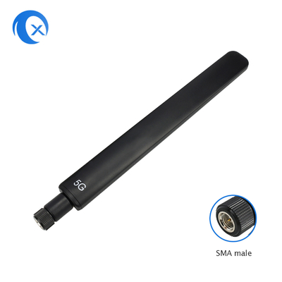 無指向性 617~6000MHz 4G LTE 5G アンテナ、SMA オスコネクタ付き