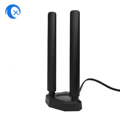 WiFi 6E トライバンドアンテナ 6GHz 5GHz 2.4GHz ゲーム用WiFiアンテナ パソコン用の磁気ベース