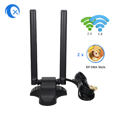 デスクトップコンピュータ用2.4GHz 5GHz RP-SMA WiFiアンテナ
