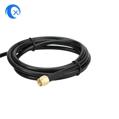 806-960MHz / 1710-2690MHz 4G LTE LMR195ケーブル SMAコネクタ付き磁気マウントアンテナ