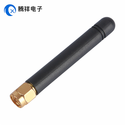 SMA 男性直線金付接続アンテナ 868MHz 2dBi ラバーアンテナ 手持ち,テレビ,自動車,ホームシアター