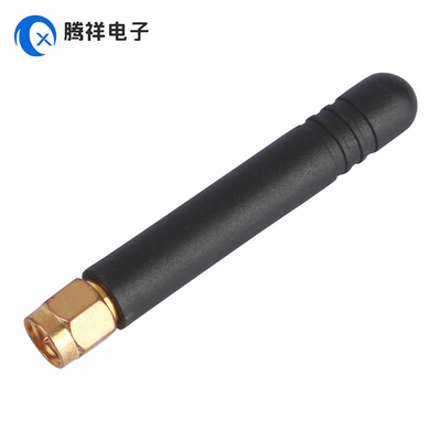 SMA 男性直線金付接続アンテナ 868MHz 2dBi ラバーアンテナ 手持ち,テレビ,自動車,ホームシアター