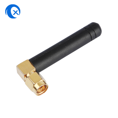 クアッドバンド 右角 850〜1900 MHz GSM ゴムアンテナ 右角 SMA 男性