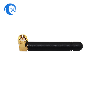 2.4G WiFi 右角 SMA 男性コネクタ 高加益 2dBi GSM ラバーダックアンテナ ルータ