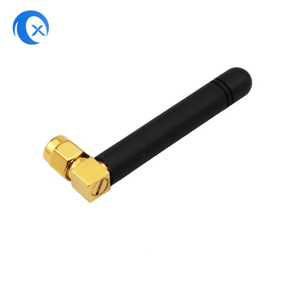 2.4G WiFi 右角 SMA 男性コネクタ 高加益 2dBi GSM ラバーダックアンテナ ルータ