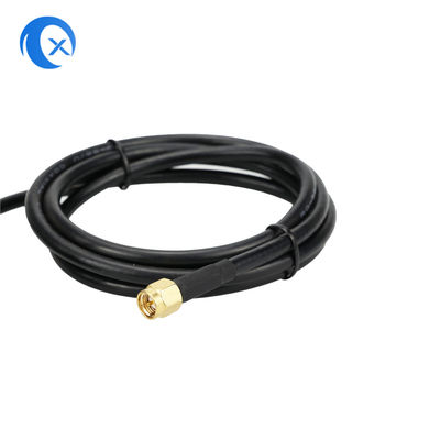 SMAのLMR195ケーブルが付いているオス・コネクタ4G LTEの磁気台紙のアンテナ