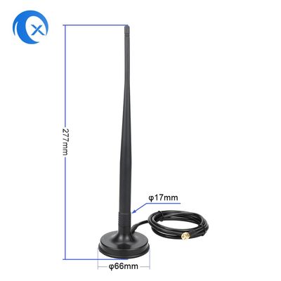 SMAのLMR195ケーブルが付いているオス・コネクタ4G LTEの磁気台紙のアンテナ