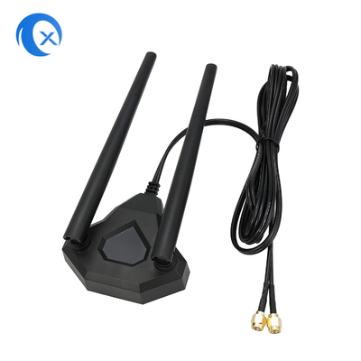 PCI-E WiFiのネットワーク カードの無線ルーターのための2.4GHz 5GHzのデュアル バンドのアンテナ磁気基盤