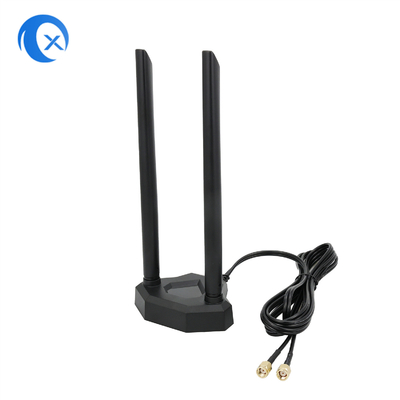 2.4 / 5.8g PC PCIカードのためのデュアル バンド5dBi磁気台紙のWiFiのエクステンダーのアンテナ