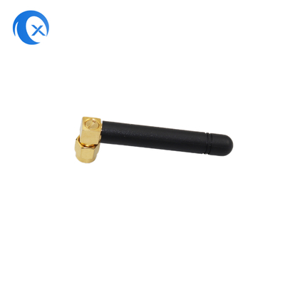 2.4G WiFi 右角 SMA 男性コネクタ 高加益 2dBi GSM ラバーダックアンテナ ルータ